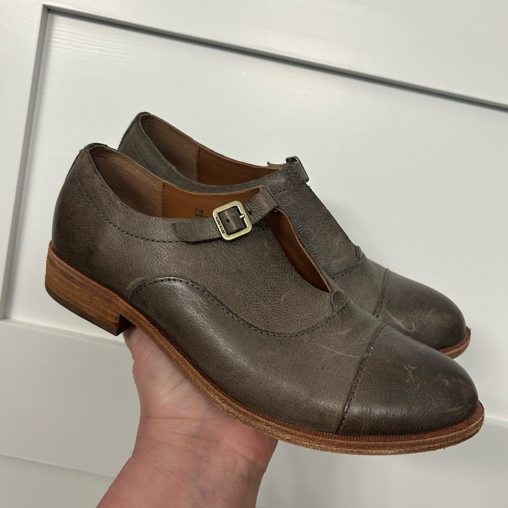 Kork-Ease Niseda Brown Leather Oxford Loafers Size‎ 7.5 - Picture 2 of 10